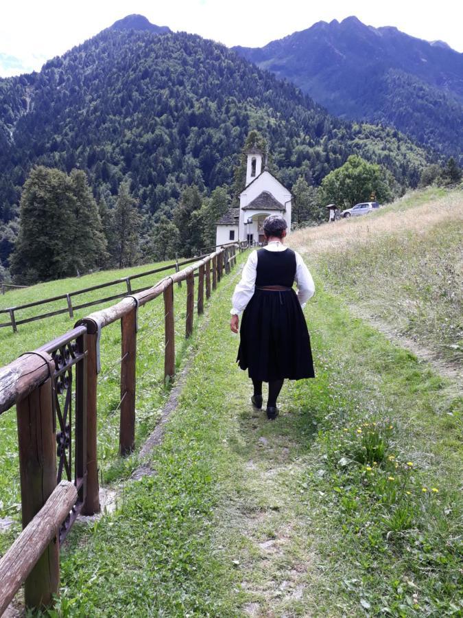 Casa All'Alpe Gaggetto B & B Anzino エクステリア 写真